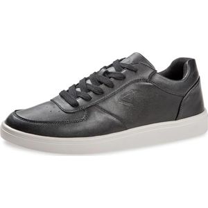 Diamant Unisex Low-Top Dance sneakers Beat Black - echt leer zwart - volledige zool - uitneembare inlegzool, zwart, 39.5 EU