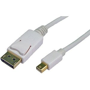 Pro Signal CDLMDP-102 Mini DisplayPort naar DisplayPort-aansluiting, 2m, Wit