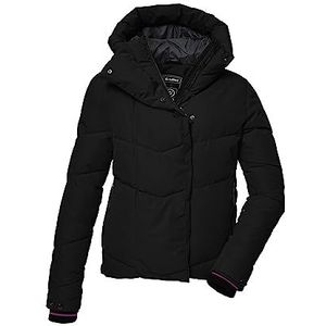 killtec Dames Ski-jas/gewatteerde jas met sneeuwvanger KSW 59 WMN SKI QLTD JCKT, black, 38, 39725-000