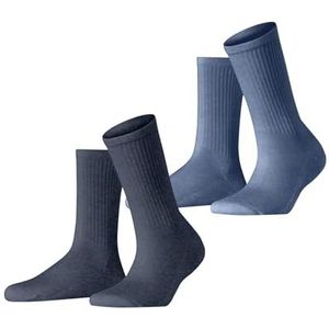 ESPRIT Damessokken Basic Tennis 2-Pack W SO katoen effen 2 paar, meerkleurig (assortiment 0070), 35-38, veelkleurig (assortiment 0070), 35-38 EU