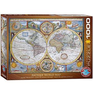 Antieke wereldkaart 1000-delige puzzel