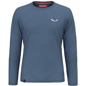 Salewa - Pedroc Dry - T-shirt - Zwart - Lange Mouwen, Technische Basislaag, Vochtbeheer