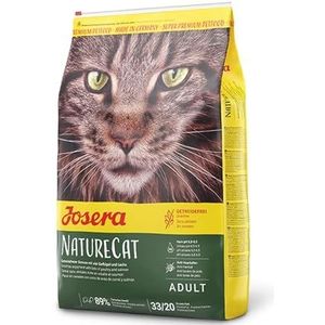 JOSERA Naturelle | graanvrij kattenvoer met matig vetgehalte | ideaal voor gesteriliseerde katten | Super Premium droogvoer voor volwassen katten | 2 kg (1 stuk)