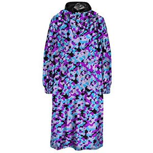 Noisy may Dames Nmsky L/S bedrukte regenponcho Noos regenponcho, Aquarel/Aop: klein camouflage, One size