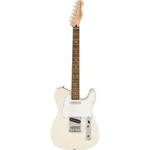 Squier by Fender Affinity Series Telecaster, toets van Indische laurier, olympic white