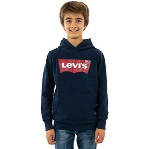 Levi's Kids Sweatshirt voor jongens, Lvb Batwing Screenprint hoodie, Jurk Blues, 14 Jaren