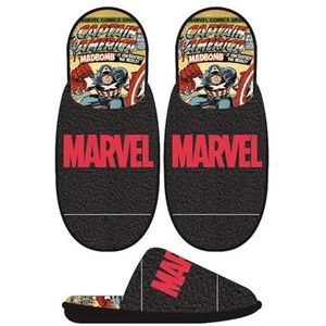 CERDÁ LIFE'S LITTLE MOMENTS Marvel-pantoffels, uniseks, voor volwassenen, Zwart, 44/45 EU