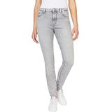Pepe Jeans, Dames, Jeans, Grijs, Maat: W24 L30 Leer,