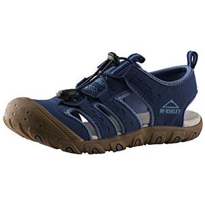 McKINLEY Korfu Jr Trekking- en wandelschoenen voor kinderen, uniseks, Blauw Navy Dark 515, 22 EU