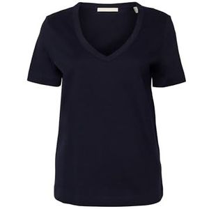 ESPRIT T-shirt voor dames, 400/marineblauw, S