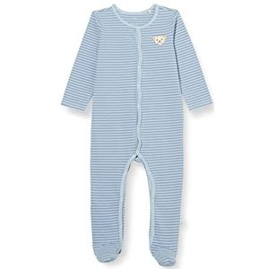 Steiff Uniseks babyrompertje met lange mouwen GOTS peuter pyjama's, CELESTIAL BLUE, 50