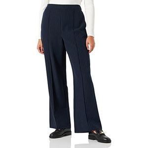 PIECES Dames Pcbossy Hw Wide Printed Pants Noos broek, Sky Captain/Aop: pinstripe, M