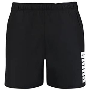 PUMA Heren Swim Men's Mid Shorts Zwembroek, Zwart, M