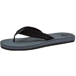 Quiksilver Carver Suede sandalen voor heren, Grijs 1, 44.5 EU