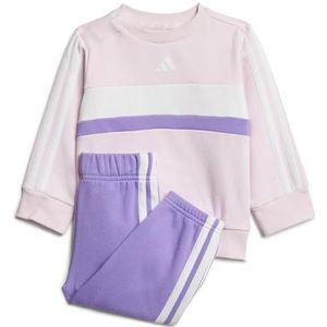 adidas - Seasonal Essentials Tiberio 3-Stripes - Fleece Crew Set - Turquoise