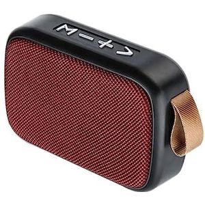 Rawrr Bluetooth-luidspreker, luide draadloze luidspreker met sterke bas, fantastisch geluid, 6D basdrivers, bluetooth-luidspreker met microfoon, handsfree-functie, rood