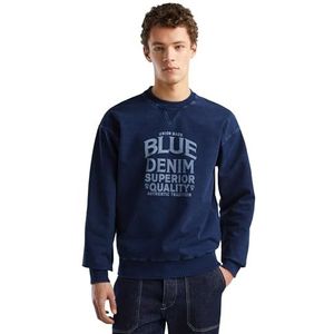 United Colors of Benetton - Sweatshirt - Marine - Met Modieuze Print