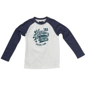 Tommy Hilfiger jongens shirt/shirt met lange mouwen BJ57101228 / JAYDEN MINI CN TEE L/S