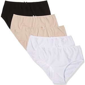 Ulla Popken Dames tailleslip (5-pack), Meerkleurig, 62-64