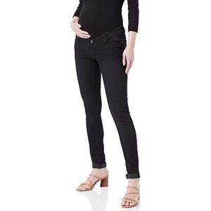 Supermom Austin Over The Belly Skinny Jeans voor dames, zwart denim, 30