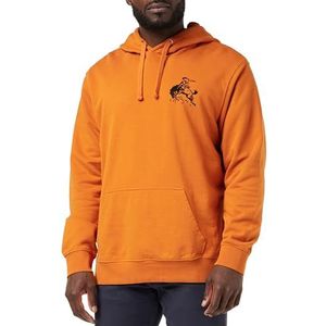 Wrangler Sweatshirt met capuchon voor heren, Golden Oak, XXL