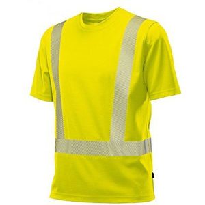 BP 2131 260 unisex T-shirt van duurzaam gemengd weefsel waarschuwingsgeel, maat XXL