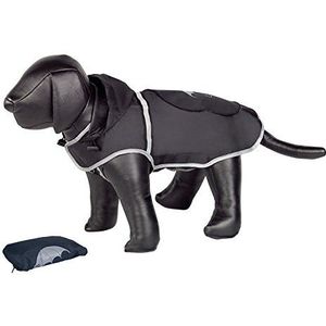 Nobby Rainy hond regenjas, 29 cm, Zwart