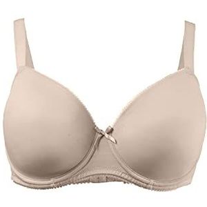 Ulla Popken Bustier voor dames, cup C/D beugelbeha, Beige, 100C