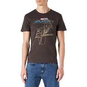 Marvel MEMOOKNTS006 T-shirt, antraciet, M
