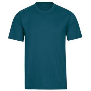 Trigema Dames Deluxe katoenen T-shirt, petrol, L