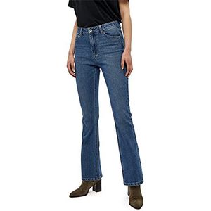 Peppercorn Linda High Waisted Flared Jeans | Blauwe Jeans Voor Vrouwen UK | Spring Jeans | Maat 12