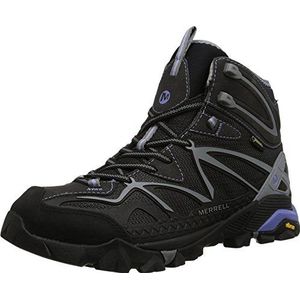 Merrell Dames Capra Mid Sport GTX Trekking & Wandellaarzen, Zwart/Grijs, 40 EU, Zwart Grijs, 40.5 EU