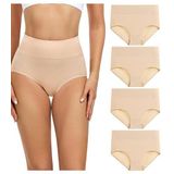 Wirarpa Damesslip van katoen, hoge taille, damesondergoed, multipack XS