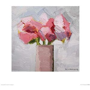 The Art Group Paul Donaghy (Pink Trio) -Kunstdruk 40 x 40cm, Papier, Multi kleuren, 40 x 40 x 1,3 cm