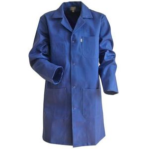 LMA hooggesloten overhemd, lang, grijs, Large Bugatti Blau