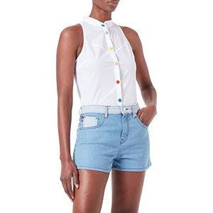 Love Moschino Dames Lm Cactus Casual Shorts, Ble Sky Denim, 46 NL