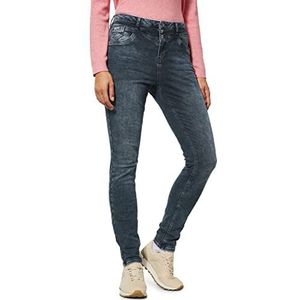 Street One Dames A375883 jeansbroek Slim, diepblauw zwart wash, W27/L32, Deep Blue Black Wash, 27W x 32L