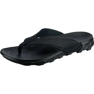 ECCO Unisex Mx Flipsider sandaal, zwart, 41 EU