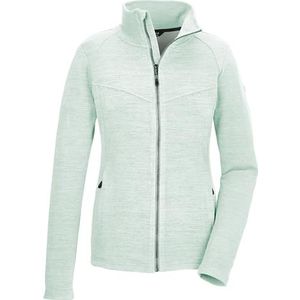 killtec dames Powerstretch jack/fleece jack met opstaande kraag KOW 112 WMN FLX JCKT, hell stahlmint, 46, 41802-000