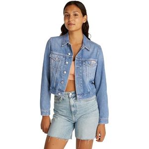 Calvin Klein Trucker-jas voor dames, Denim (Denim Licht), XS