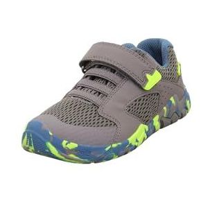 Superfit Trace Sneakers voor jongens, Lichtgrijs geel 2500, 25 EU Breed
