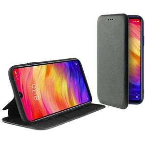 KSIX smart your tech Flip Case voor Xiaomi Redmi Note 7, harde schaal, zwart