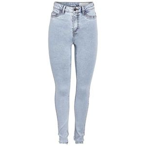 NOISY MAY Nmcallie Hw Skinny Jeans Vi482Lb Noos, blauw (light blue denim), 27W x 34L
