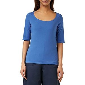 People Tree Gabrielle Top T-shirt voor dames, Blauw, 42