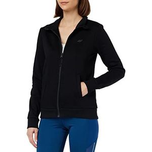 4F Sweatshirt voor dames, Diepzwart, S