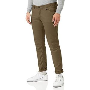 camel active Heren 488885/7F17 Jeans, olijfbruin, 35W / 32L