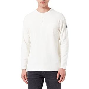 TOM TAILOR Denim Uomini Shirt met lange mouwen en 1033039, 10338 - Soft Light Beige, XL