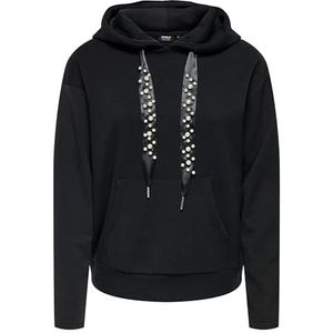 Only - ONLFANCY - Hoodie - Zwart - Lange Mouwen - Met Capuchon