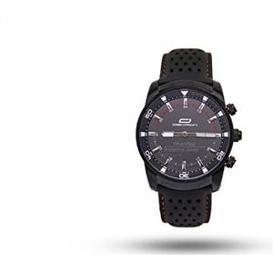 OSKRON Racing polshorloge met smartwatch-functies - rood, eenheidsmaat