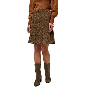 Minus Vrouwen Rikka Short Skirt, Dark Olive Dot Print, 44
